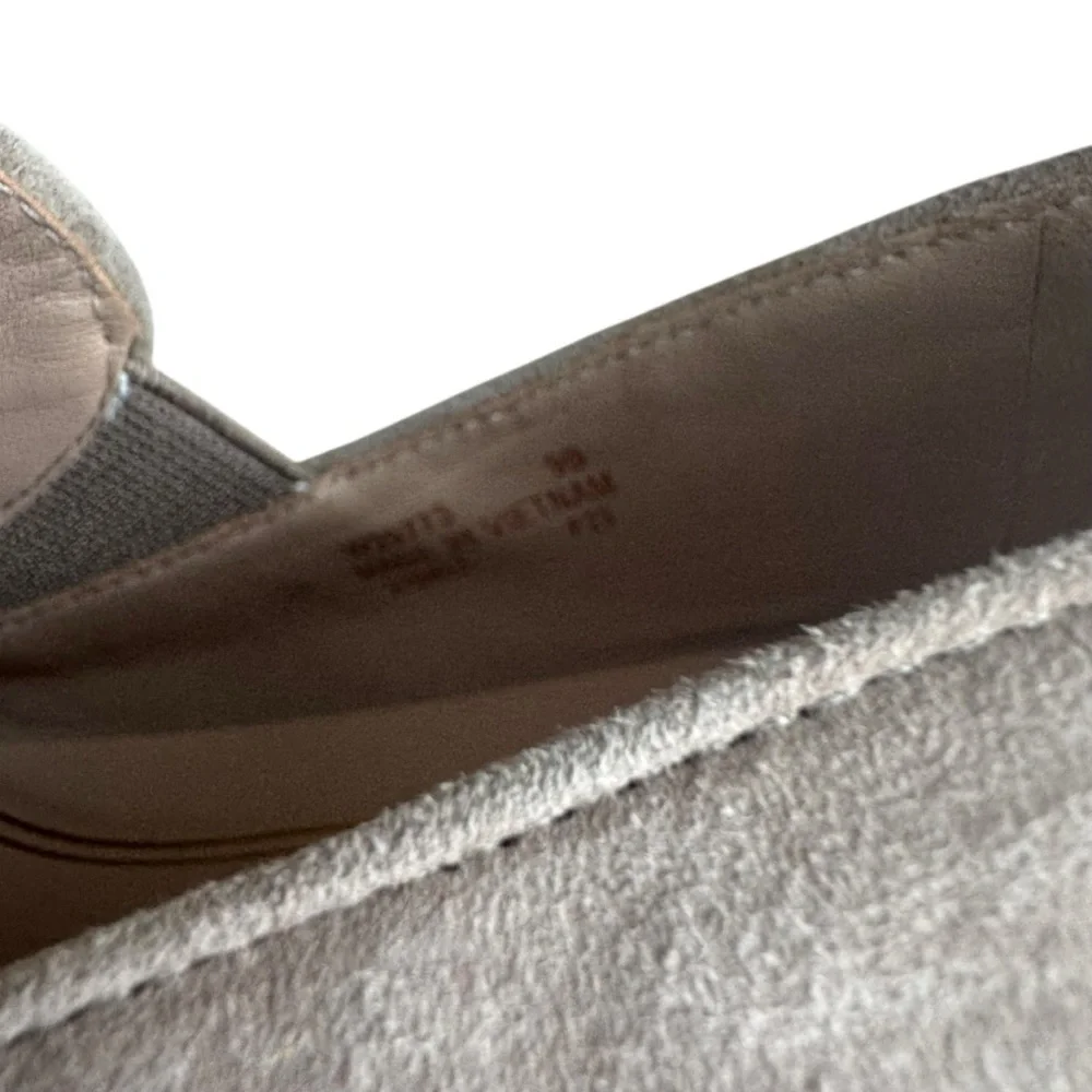 Cole Haan - Grand.ØS Taupe Suede Slip-On Loafers Sz 9